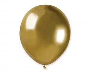 Glänzende Ballons - Gold / 100 Stück. AB50/88 by Godan color Svart