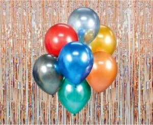 Ballon-Bouquet B&C sortierte Farben 7 Stk. BB-MIX7 by Godan color Svart