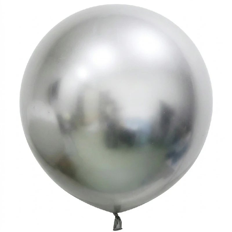 Luftballons Beauty&Charm Platin-Silber 60 cm / 2 Stück CB-2PSR by Godan color Svart