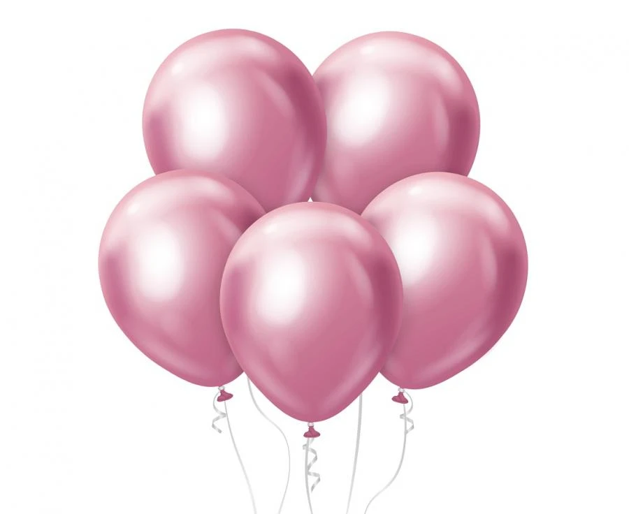 Luftballons Beauty&Charm Platin-Rosa 45 cm – 5 Stk. CB-8JRO by Godan color Svart