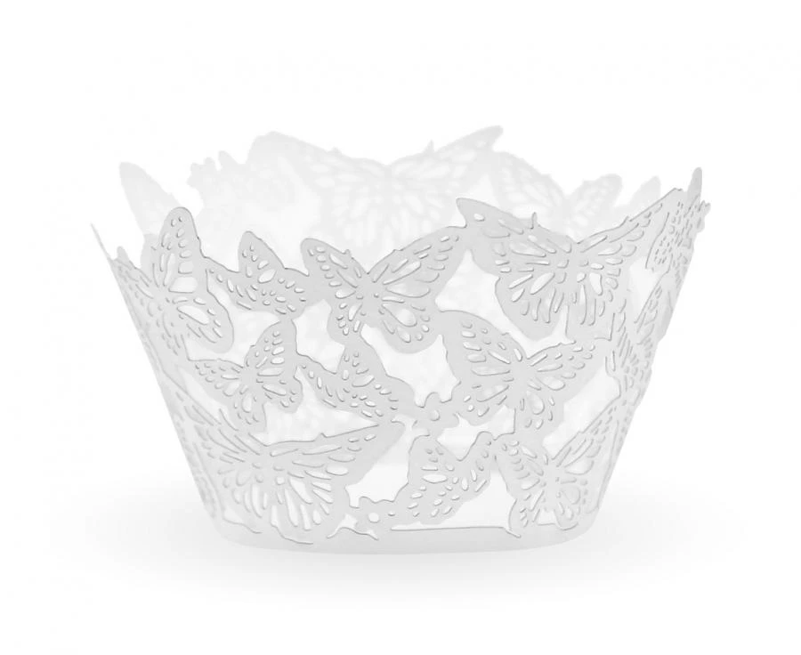 Schmetterling Cupcake-Halter 6 Stk. FJ-PMMO by Godan color Svart