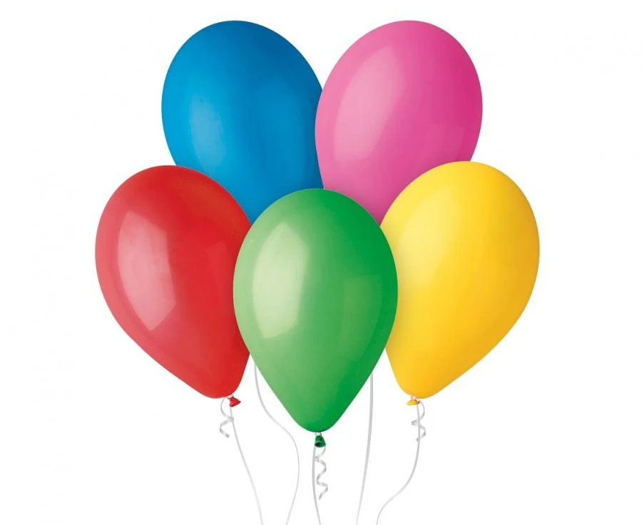 Ballon - pastell - mehrfarbig 100 Stk. 30 cm G110/80 by Godan color Svart