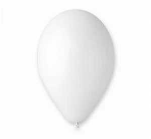 Ballon - Weiß pastell - 100 Stk. G90/01 by Godan color Svart