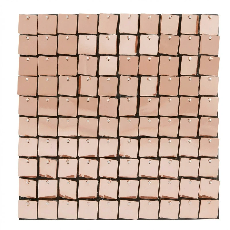 Dekorative Champagnerplatte, schwarzer Hintergrund, 30x30 cm / 100 GA-PSZC by Godan color Svart