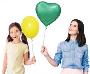 Godan Ballonstäbe und Papierhalter 100 Stk. GA-PZP1 by Godan color Svart