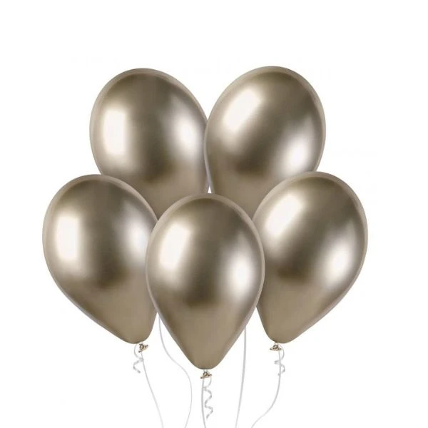 Glänzende Ballons GB120 33cm champagner 85 / 50 Stk. GB120/85 by Godan color Svart