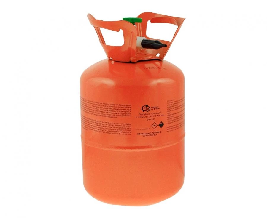 Helium-Tank 9 Zoll für 30 Ballons HG-BJ30 by Godan color Svart