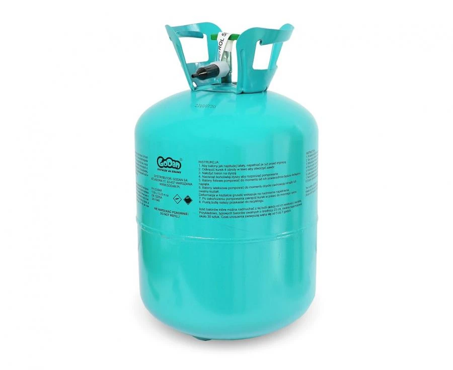Ballon Helium Tank 9 Zoll für 50 Ballons HG-BJ50 by Godan color Svart