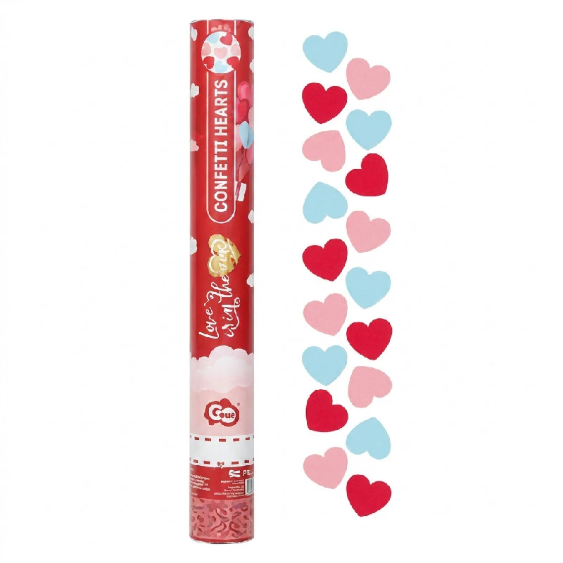 Konfettikanone - Liebe liegt in der Luft 40 cm JC-KPLO40 by Godan color Svart