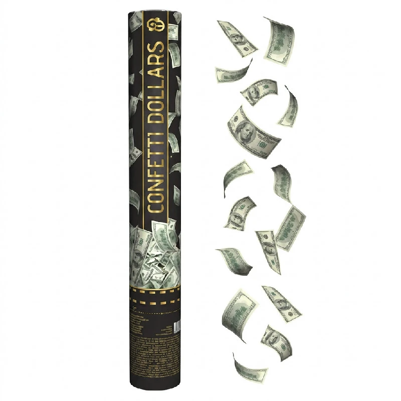 Konfetti-Kanone - Dollar / 40 cm KP-DO40 by Godan color Svart