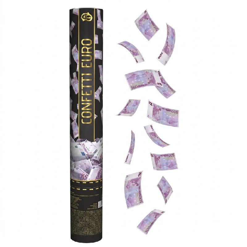 Konfettikanone - Euro / 40 cm KP-EU40 by Godan color Svart