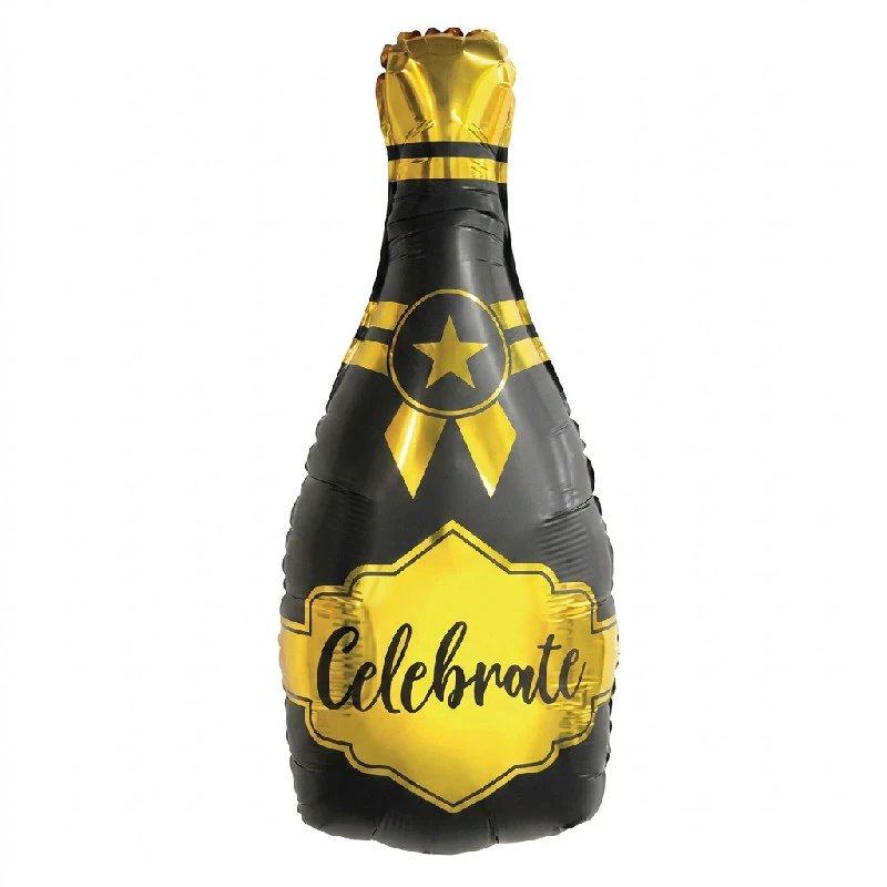 Folienballon B&C Champagner - Feiern 35x76 cm PF-BFCE by Godan color Svart