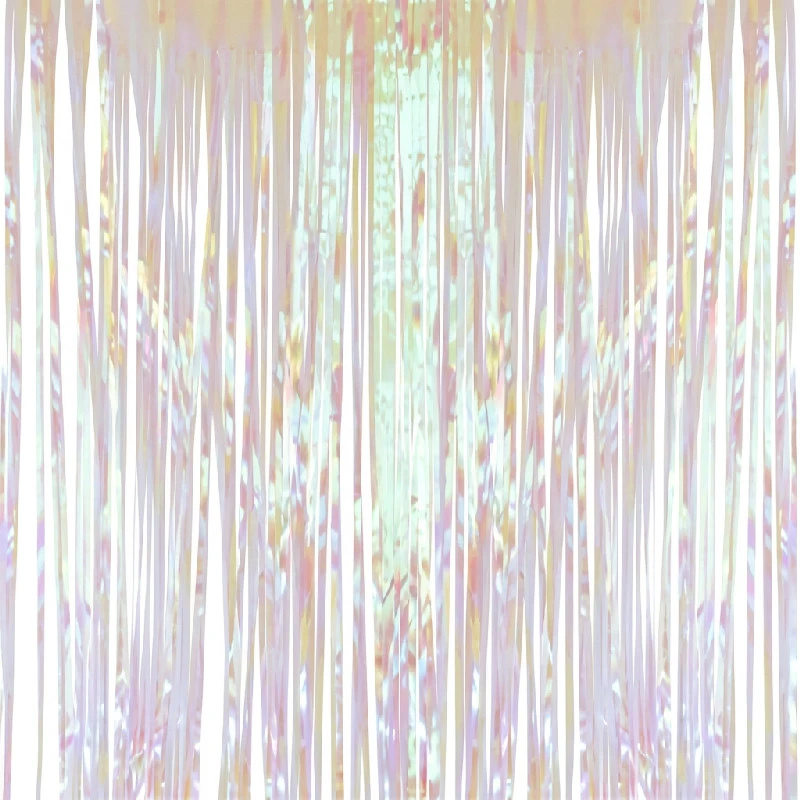 Fransenvorhang Irisierend 100 x 200 cm SH-KOPA by Godan color Svart