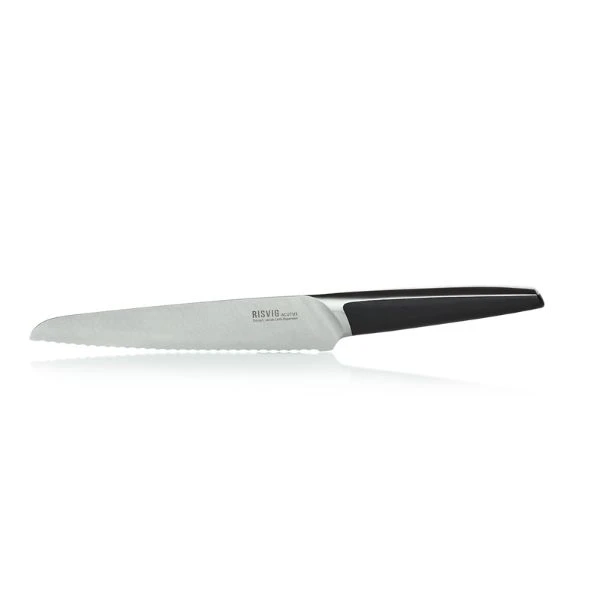 Brotmesser 18 cm – RISVIG Acutus 400005 by RISVIG color Silver/svart