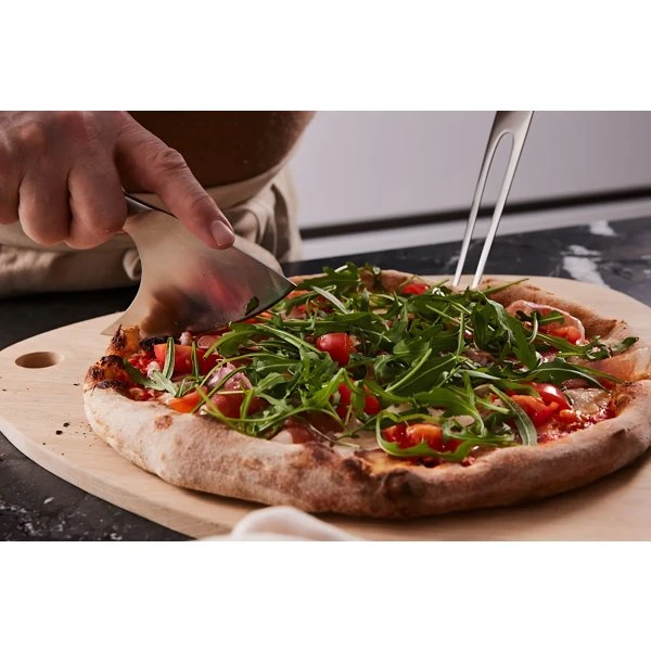 Pizzamesser 13 cm - RISVIG Acutus 400012 by RISVIG color Silver/svart