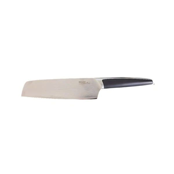Gemüsemesser 18 cm Damaststahl - RISVIG Acutus 400010 by RISVIG color Silver/svart