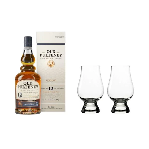 Old Pulteney 12 Jahre 70cl + 2 Gläser 9118732+Glas by Old Pulteney color Svart