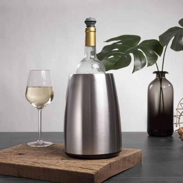 VACUVIN Weinkühler Active Elegant Silber V3649360 by VACUVIN color Svart