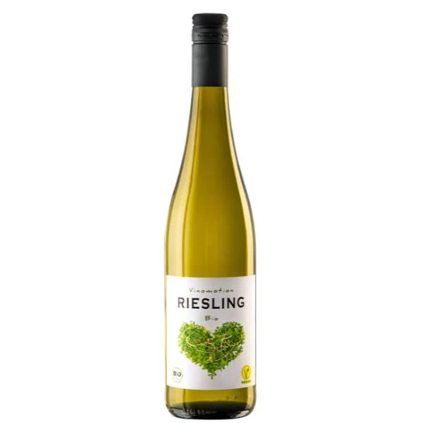Vinomotion Riesling BIO Trocken 2022 Weinkeller Peter Mertes 42022 by Peter Mertes color Svart