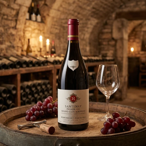 Santenay 1er Cru Grand Clos Rousseau 2021 Remoissenet Père & Fils 572721 by Remoissenet Père color Svart