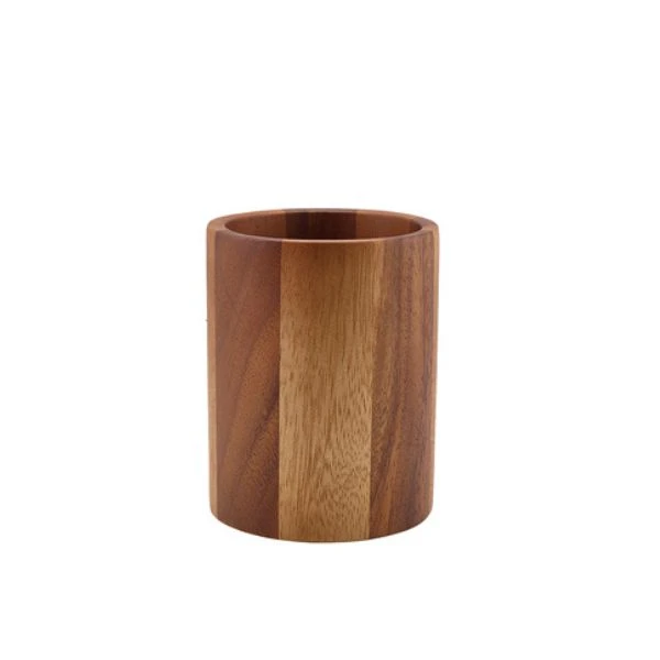 Besteckhalter aus Akazienholz 10 x 13 cm WCC10 by Genware color Svart