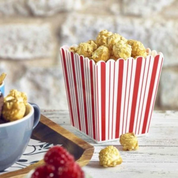 Popcorn-Becher für Cocktails & Snacks 40 cl PPC040 by Genware color Svart