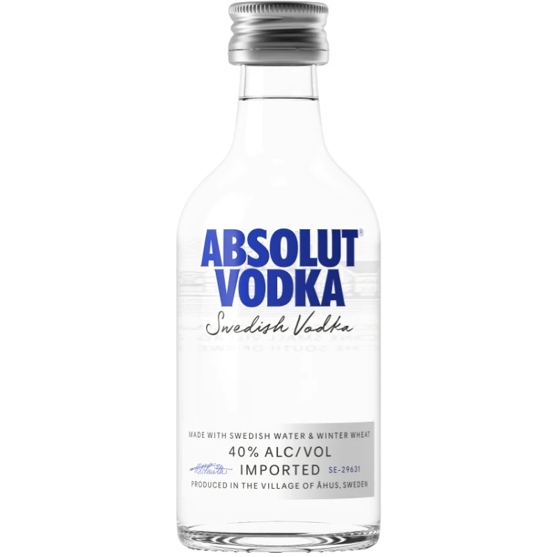 Absolut Vodka 5cl 52235D by ABSOLUT color Svart