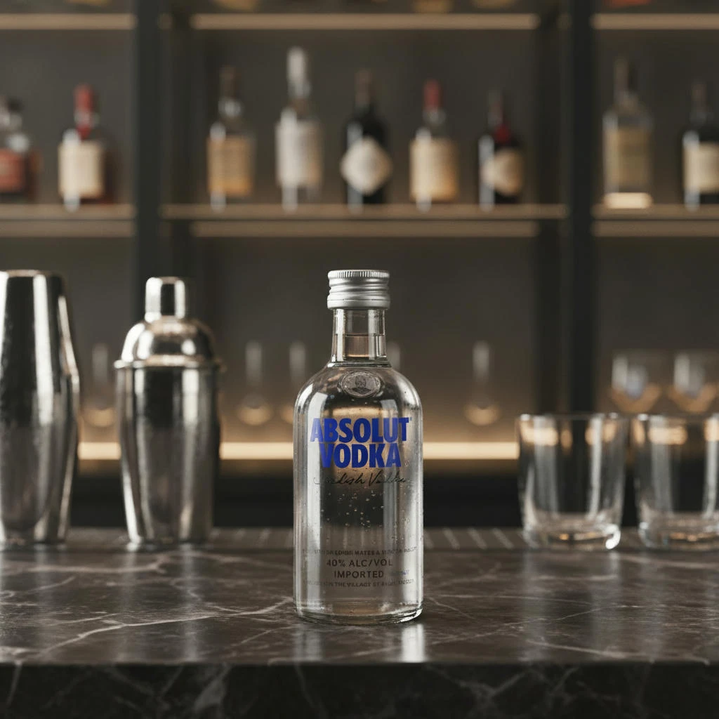 Absolut Vodka 5cl 52235D by ABSOLUT color Svart