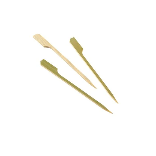 Bambusstäbchen für Lebensmittel 15 cm (100 Stück) BMBGS15 by Genware color Svart