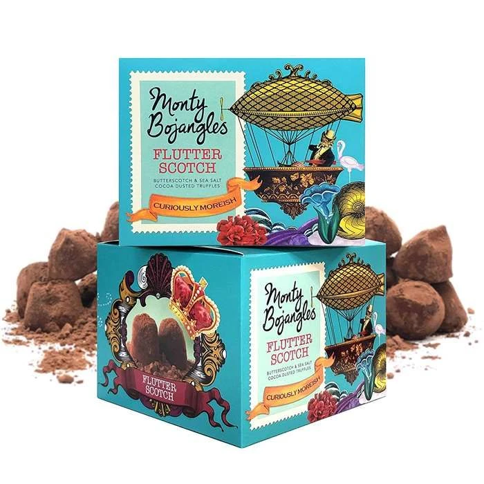 Monty Bojangles Schokoladentrüffel - Karamell/Meersalz 150 G GBMON0103 by Monty Bojangles color Svart