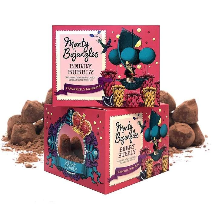 Monty Bojangles Schokoladentrüffel - Süße Beeren / Süßigkeitenstücke 150 G GBMON0104 by Monty Bojangles color Svart