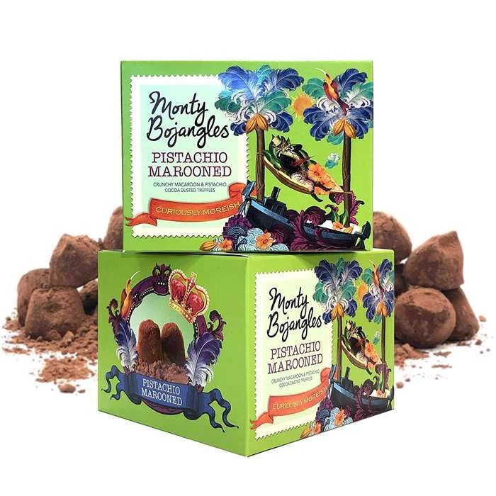 Monty Bojangles Schokoladentrüffel - Pistazie 150 G GBMON0105 by Monty Bojangles color Svart