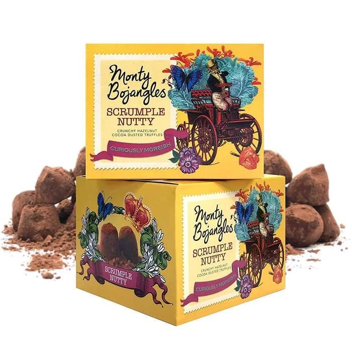Monty Bojangles Schokoladentrüffel - Geröstete Haselnüsse 150 G GBMON0107 by Monty Bojangles color Svart