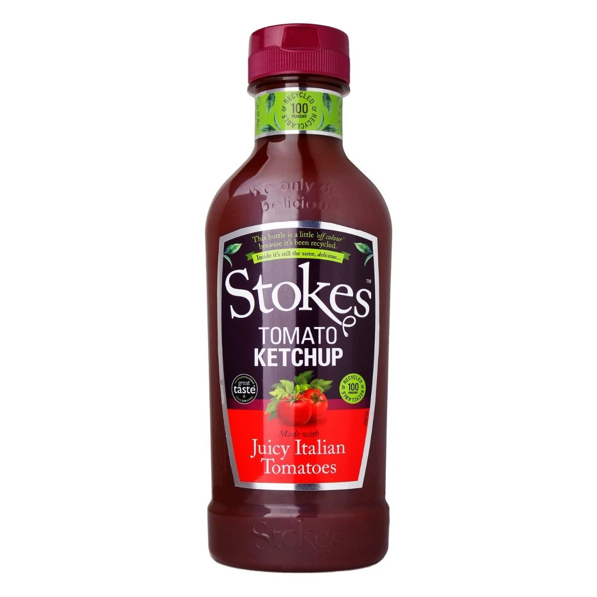Stokes Tomaten Ketchup (Plastik) 485 g GBESS1101 by Stokes color Svart