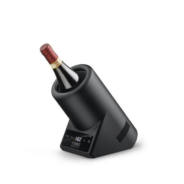Caso WineCase One Elektrischer Weinkühler Schwarz Ø 9 cm CS615 by CASO color Svart