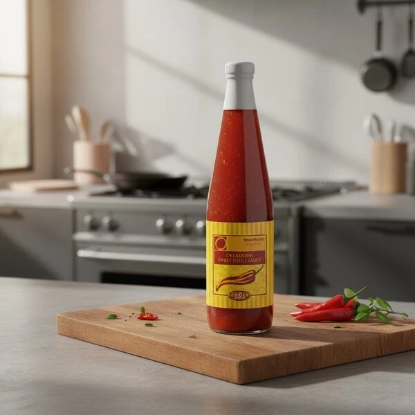 Bio Sweet Chili Sauce - 700 ml 250545 by VERIBEST color Svart
