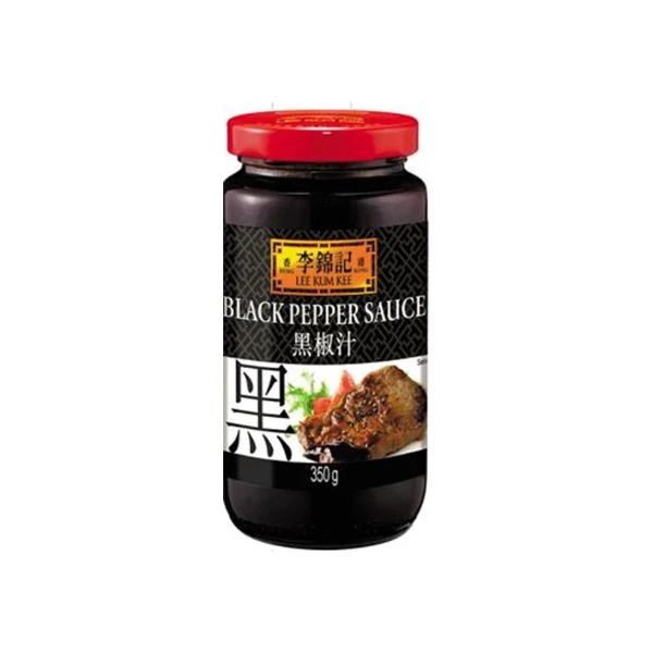 Schwarze Pfeffersauce - 350 g 268957 by Lee Kum Kee color Svart