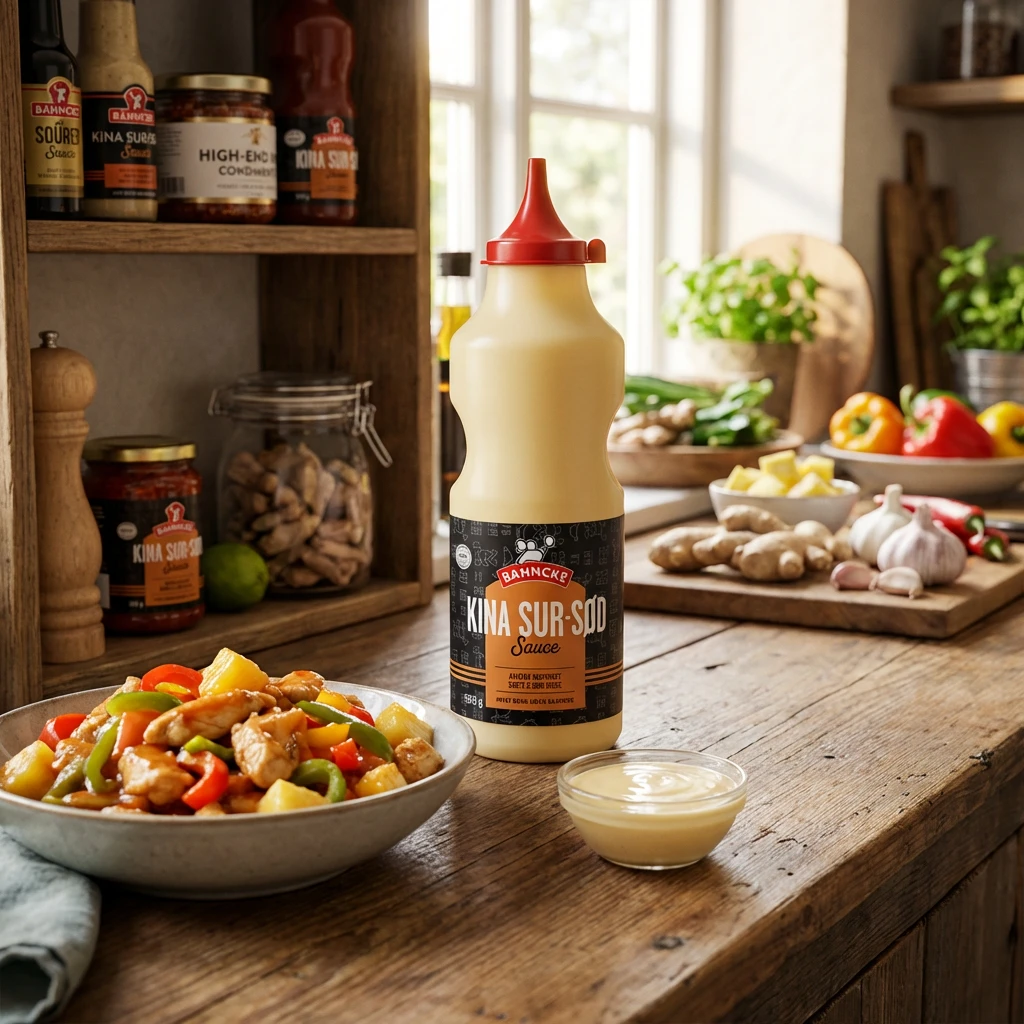 Bähncke Süß-Sauer Sauce – FL 1 kg 2534 by BÄHNCKE color Svart