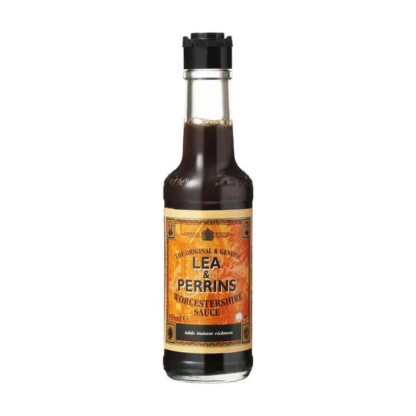 Worcestershiresauce – 150 ml Flasche 87623 by LP Sauce color Svart