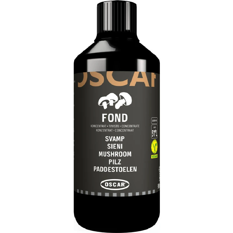 Pilzfond Konzentrat, reicht für 51 Liter, glutenfrei - FL 98 CL 96983 by OSCAR color Svart