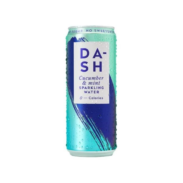 Dash Wasser Gurke & Minze 330 ml. GBDAS0101 by Dash Water color Svart