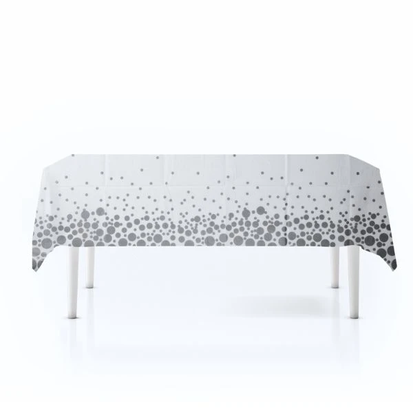 Tischdecke 130x220cm Silber 491021690 by Koop color Silver