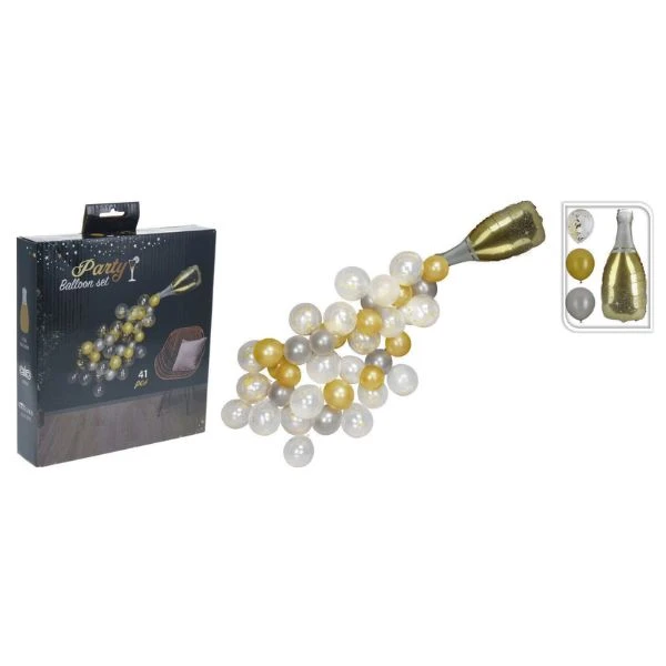 Ballon-Set Champagnerblasen in Gold 491021880 by Koop color Goud