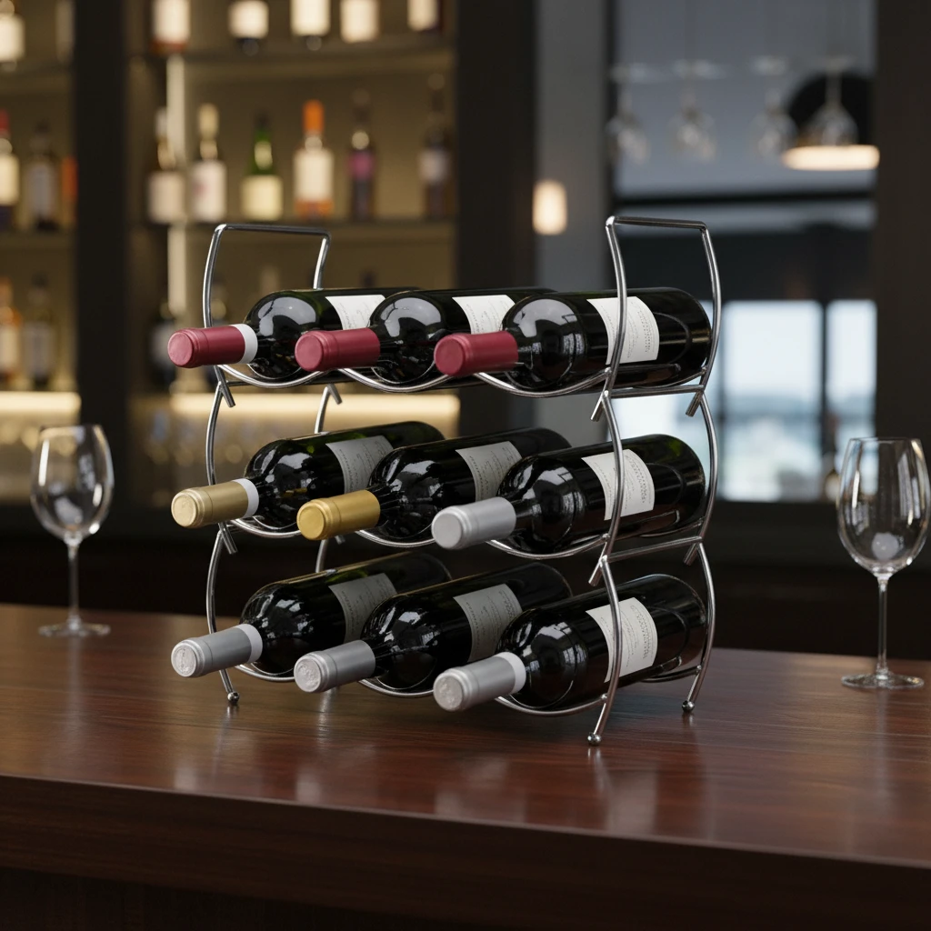 Weinregal stapelbar 3er-Set 529003100 by Koop color Silver