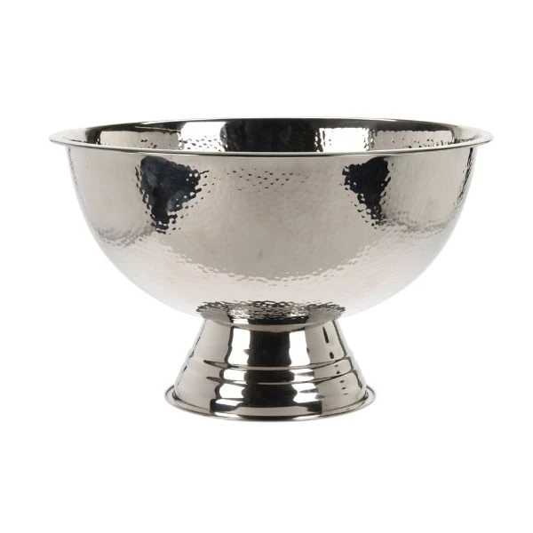 Champagnerkühler 397xH241mm gehämmert A12441160 by Koop color Silver