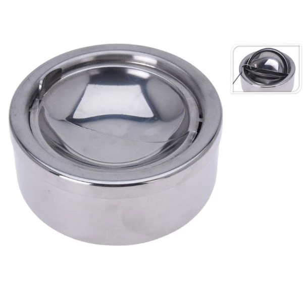 Aschenbecher aus Edelstahl CY5654260 by Koop color Svart