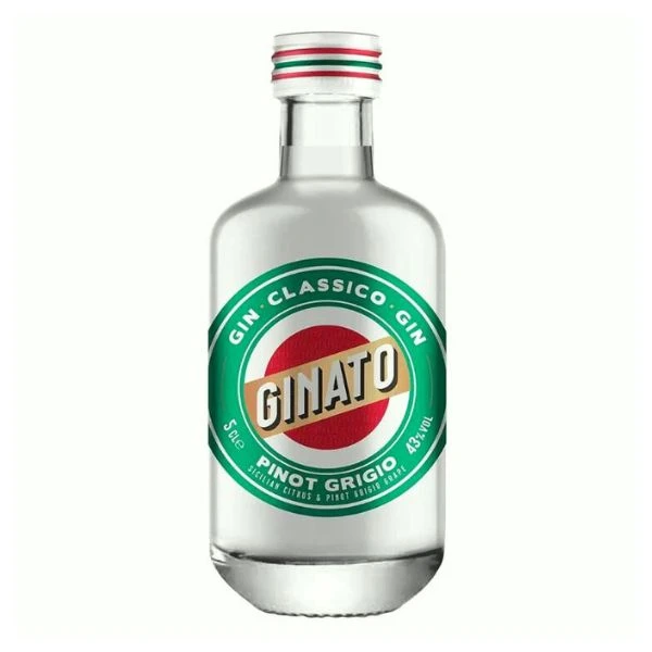 Ginato "Pinot Grigio" Gin 5cl 51576 by Ginato color Svart