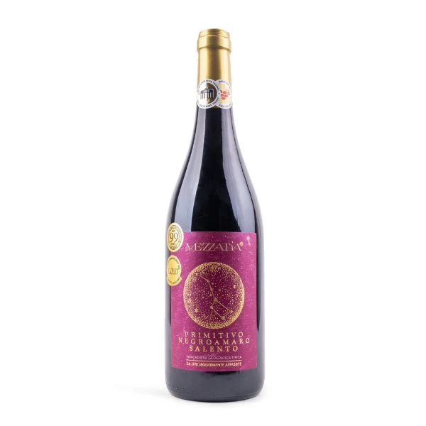 Mezzatia Primitivo Negroamaro Salento 2025 FL 75 588437 by Mezzatia color Röd