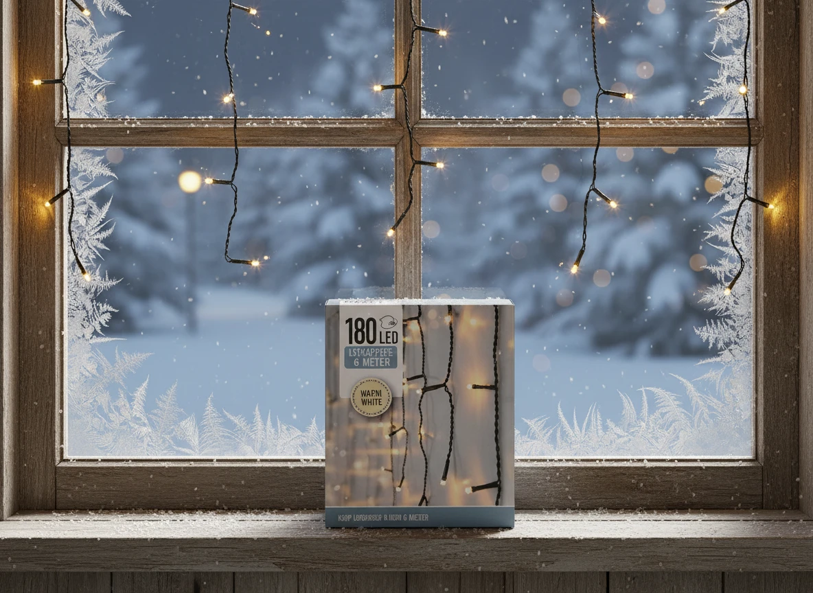 Koop LED-Eiszapfen-Lichterkette 180 LEDs 6 Meter 4300230 by Koop color Vit