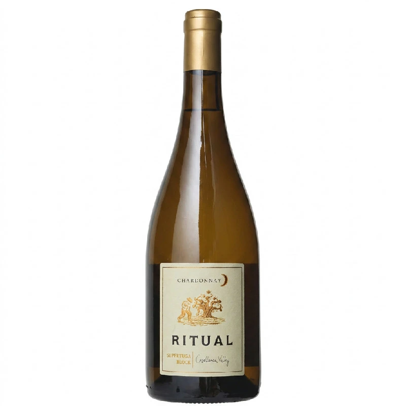 Ritual Chardonnay Supertuga Block 2017 192017 by Veramonte color Vit